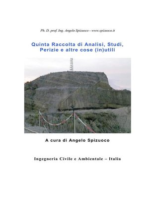cover image of Quinta Raccolta di Analisi, Studi, Perizie e altre cose (in)utili